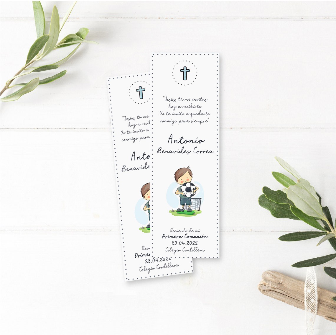 Santito Primera Comunión Futbolero 4