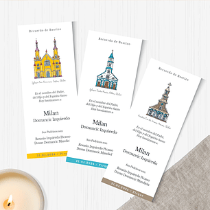 Santitos Bautizo Iglesias de Chiloé