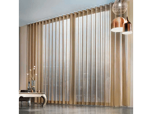 Cortinas en Ondas Perfectas Riel Ripplefold