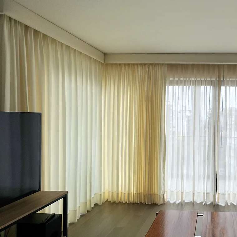 Cortinas con Riel Hotelero 3