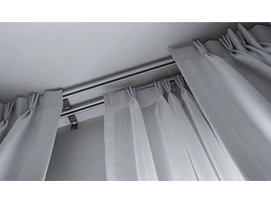 Cortinas con Riel Hotelero