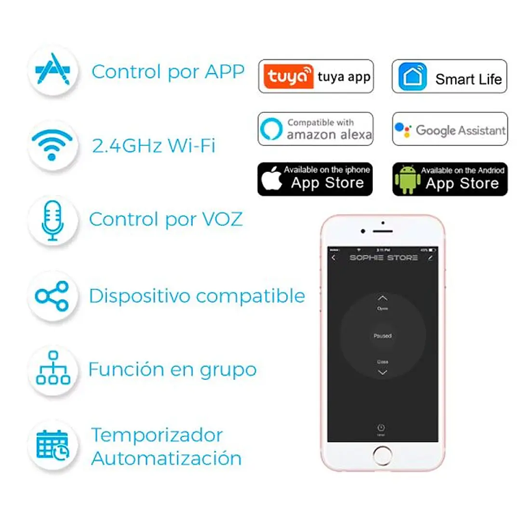 Persianas Alexa Roller Duo 4