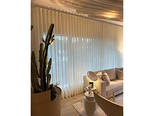 Cortinas en Ondas Perfectas Riel Ripplefold