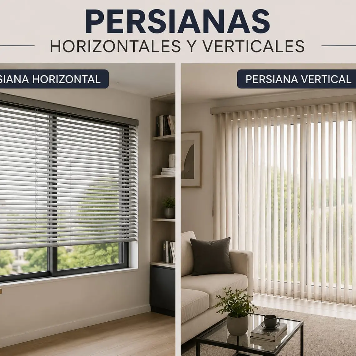 Persianas horizontales & verticales  1