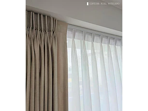 Cortinas con Riel Hotelero