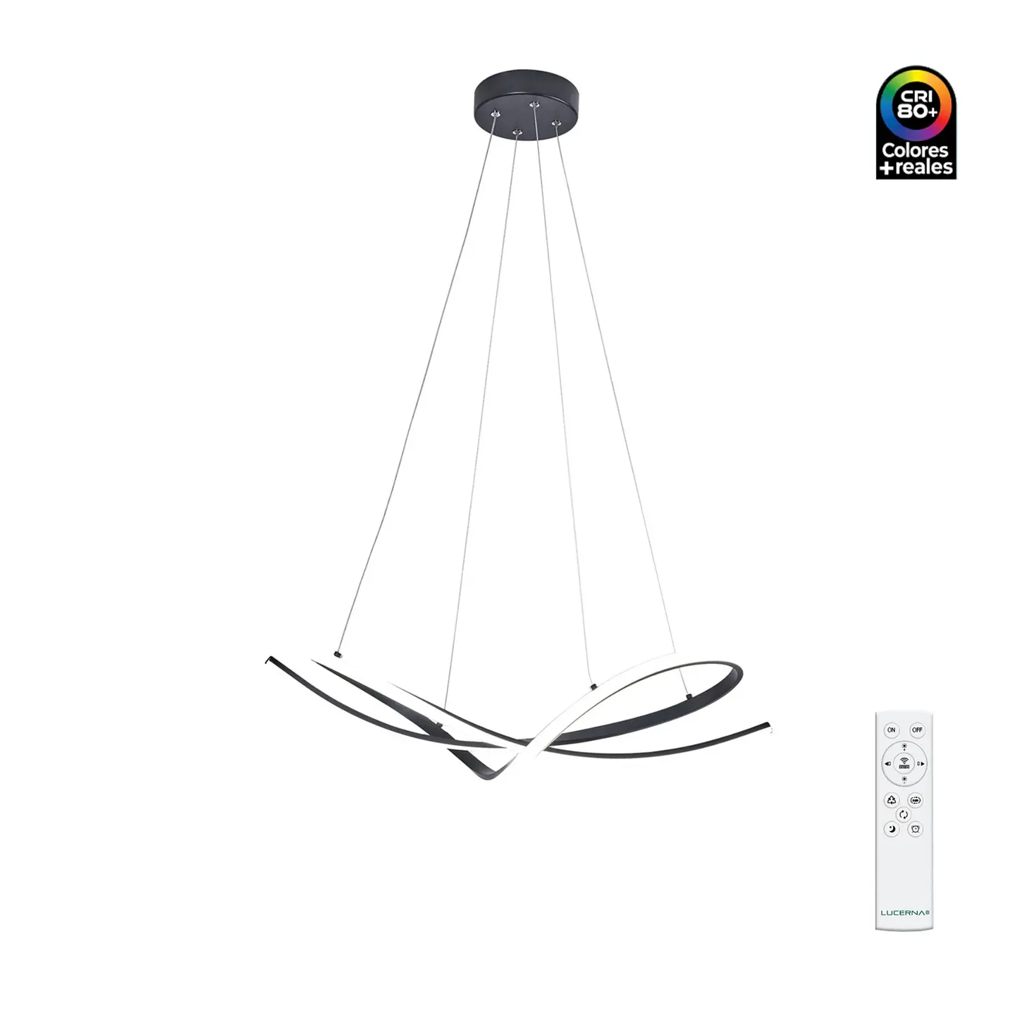 Lámpara Decorativa Colgante, 40W, Tres Tonos, Pacific C, LUCERNA 1