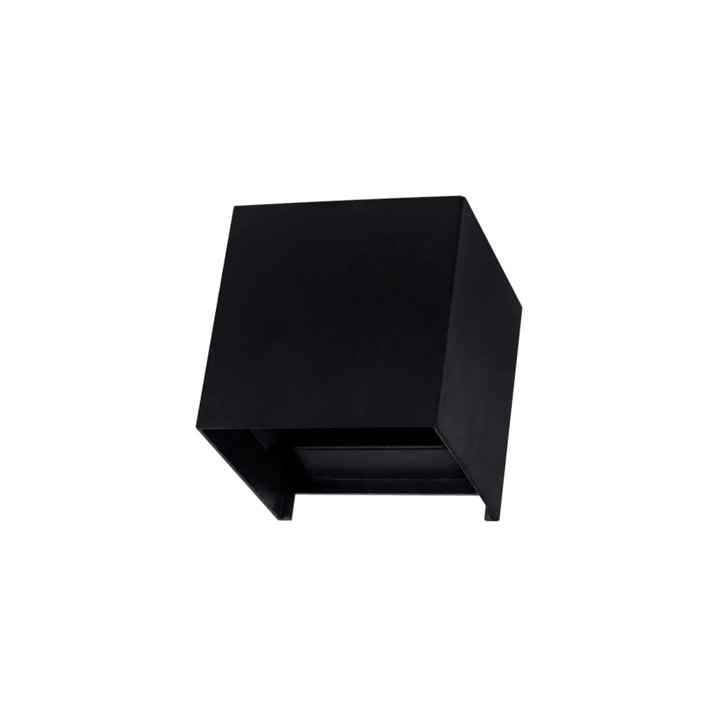Lámpara Decorativa de Aplique Cúbica Negra, 6W, 3000K, Stylish Design, LUCERNA 1