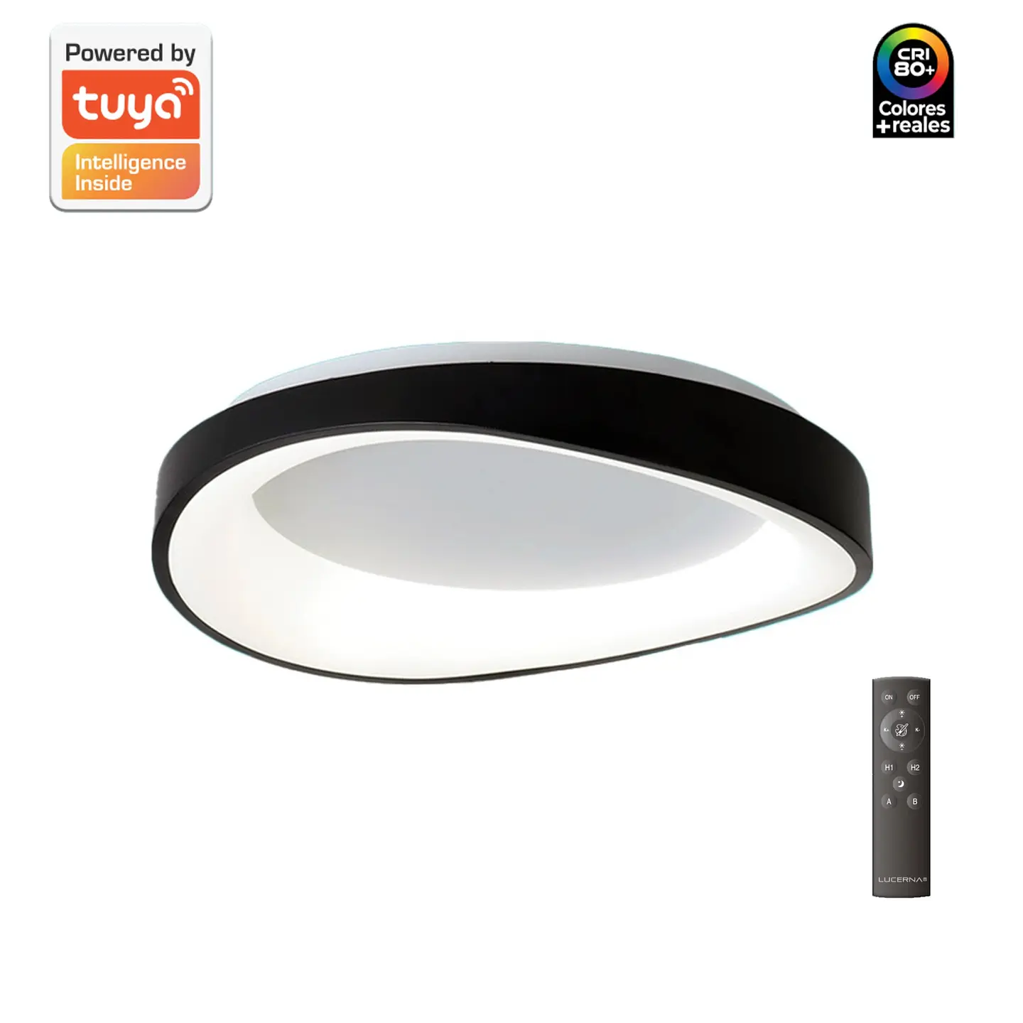Lámpara Decorativa de Techo(Plafón), 40W, Tres Tonos, Orbix N, LUCERNA 1