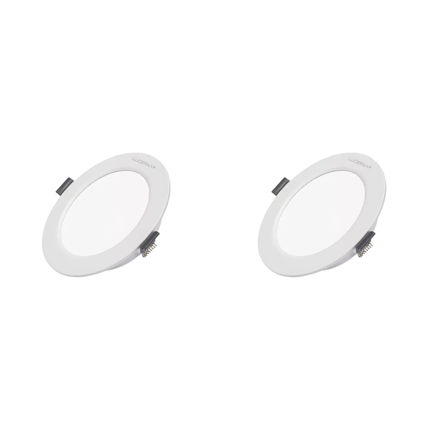 2 Pack Panel DOB Empotrable Redondo 6″, 15W, 6500K, Compact Lumen, LUCERNA 1