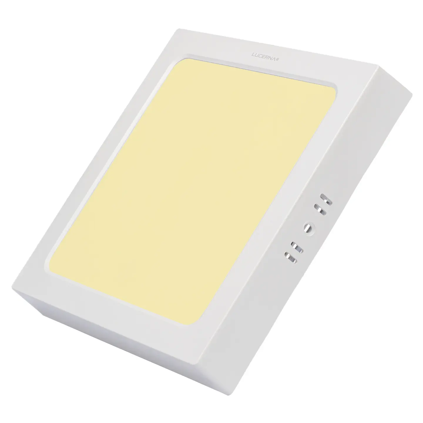 Panel DOB Superficial Cuadrado 8″, 18W, 3000K, Compact Lumen, LUCERNA 1
