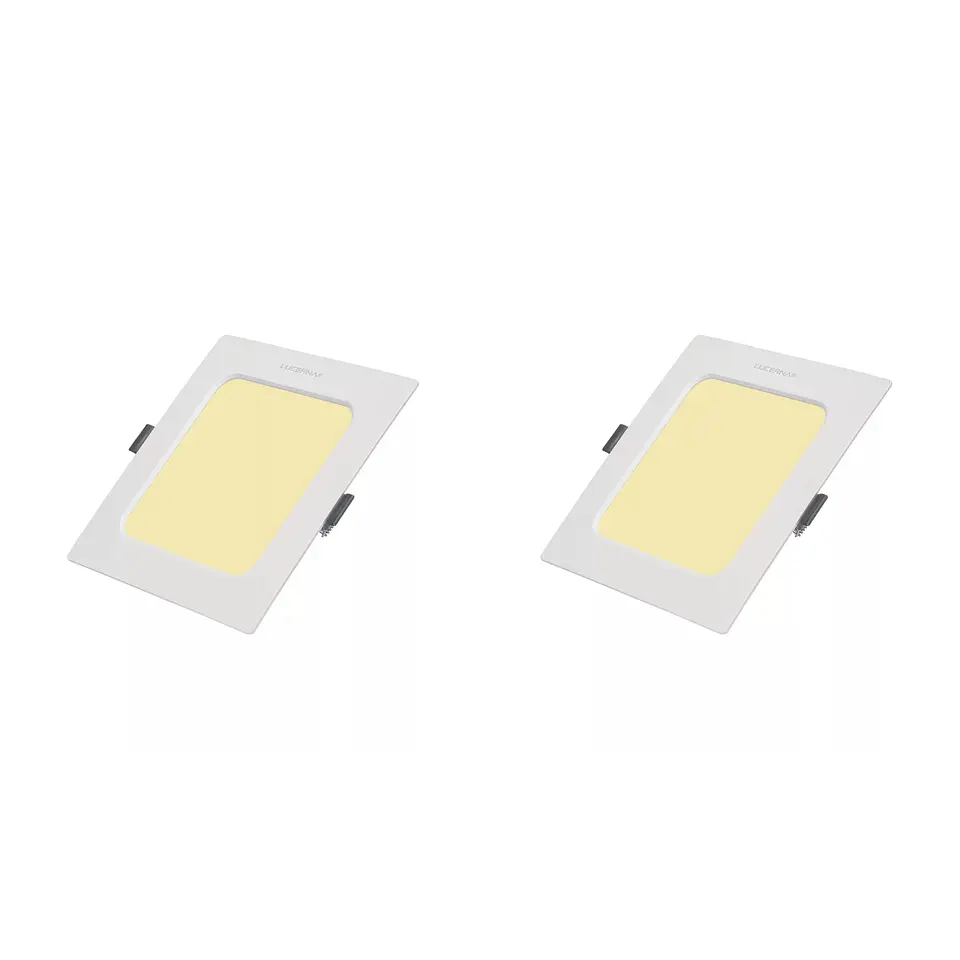 2 Pack Panel DOB Empotrable Cuadrado 5″, 9W, 3000K, Compact Lumen, LUCERNA 1