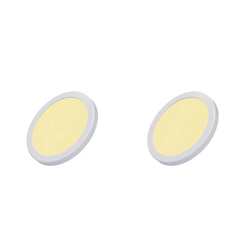 2 Pack Panel Ajustable Empotrable Redondo 4″, 8W, 3000K, LUCERNA