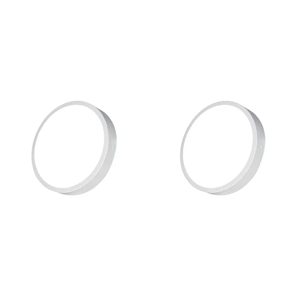 2 Pack Panel Superficial Redondo 4″, 6W, 6000K, Línea Clásica, LUCERNA 1
