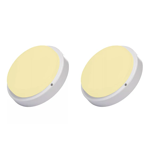 2 Pack Vapoleta Redonda 4”, 8W, 3000K, LUCERNA