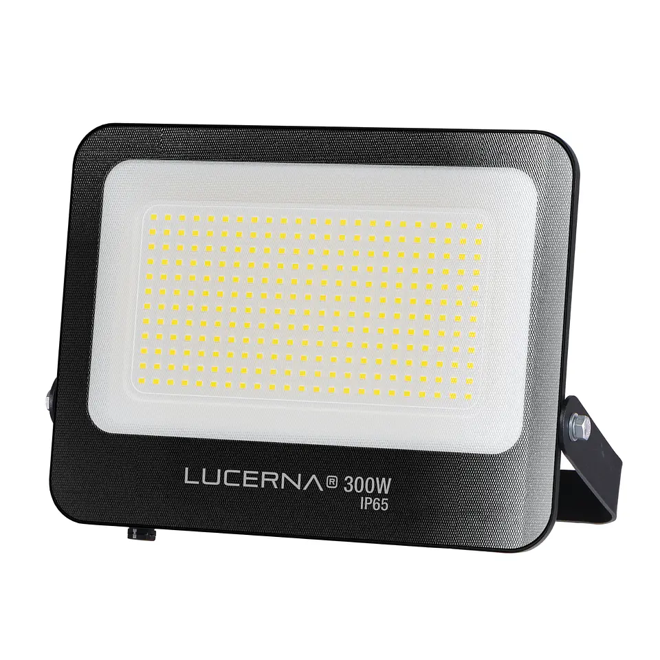 Reflector Compacto SMD Negro, 300W, 6500K, LUCERNA 1