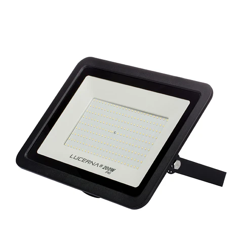 Reflector Compacto SMD Negro, 200W, 6500K, LUCERNA