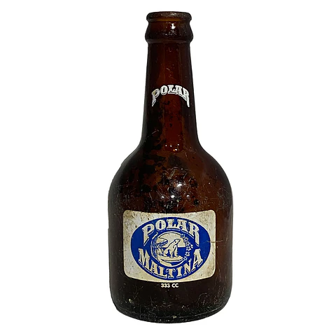 Botella Antigua de Maltina Polar - Coleccionismo Venezolano