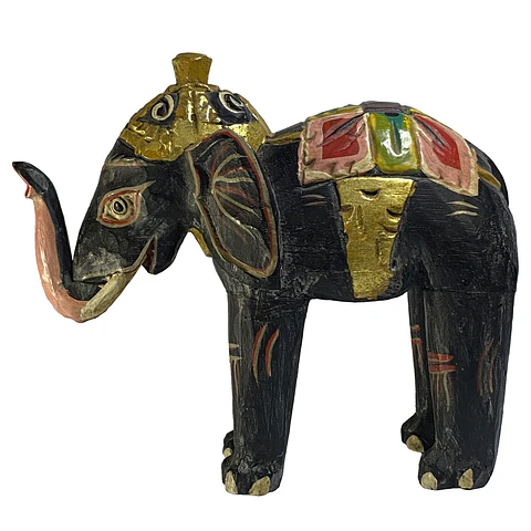 Elefante Real "Kala Patta" con Pan de Oro