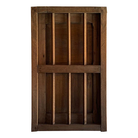 Ventana Colonial "Celosía de Cedro" (55x94 cm)