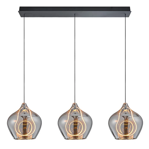 Lámpara Decorativa Colgante, 30W, Tres Tonos, Pear C2, LUCERNA