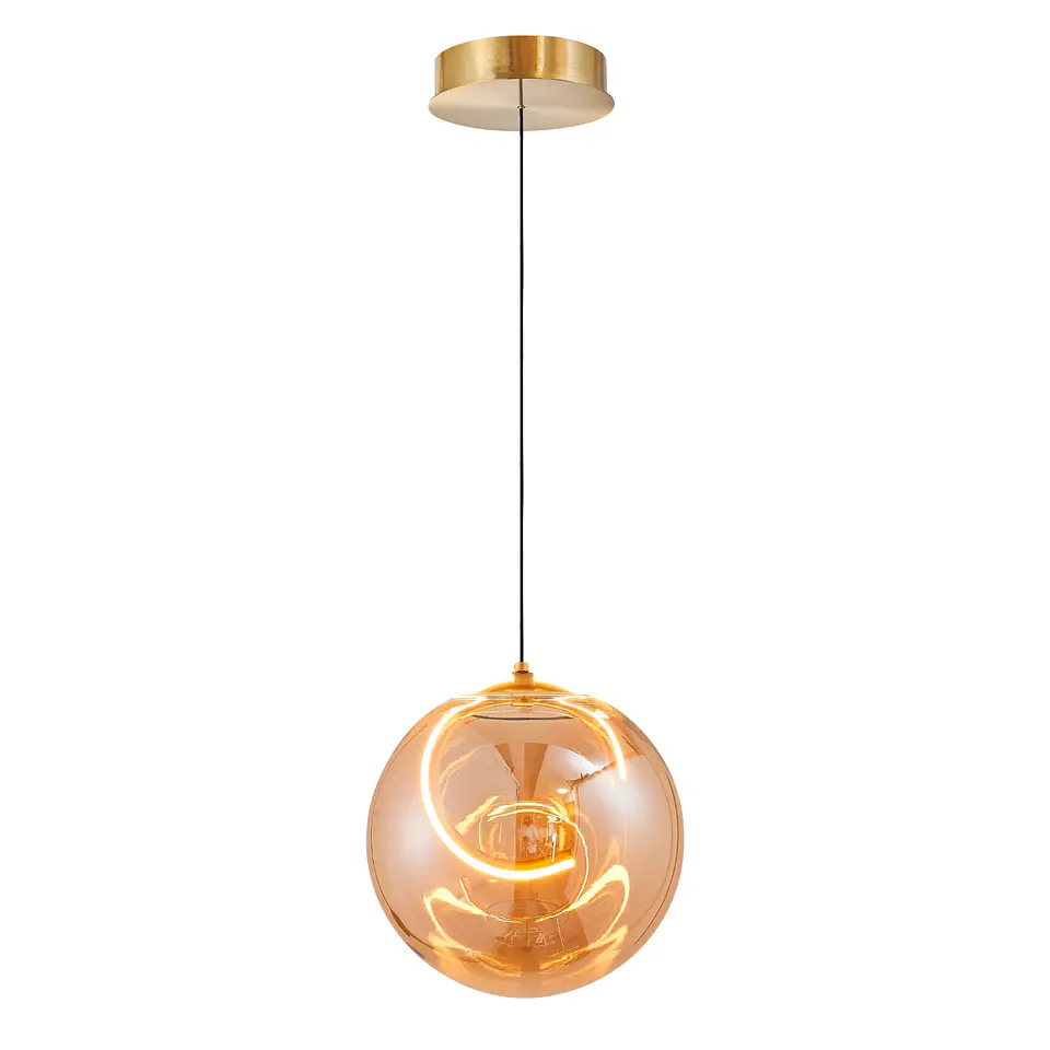 Lámpara Decorativa Colgante, 10W, Tres Tonos, Ambar C1, LUCERNA 1