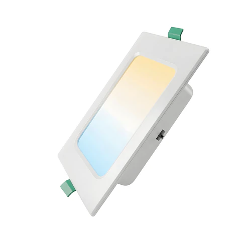 Panel Empotrable Cuadrado 8″, 20W, Tres Tonos, CompactLumen, LUCERNA