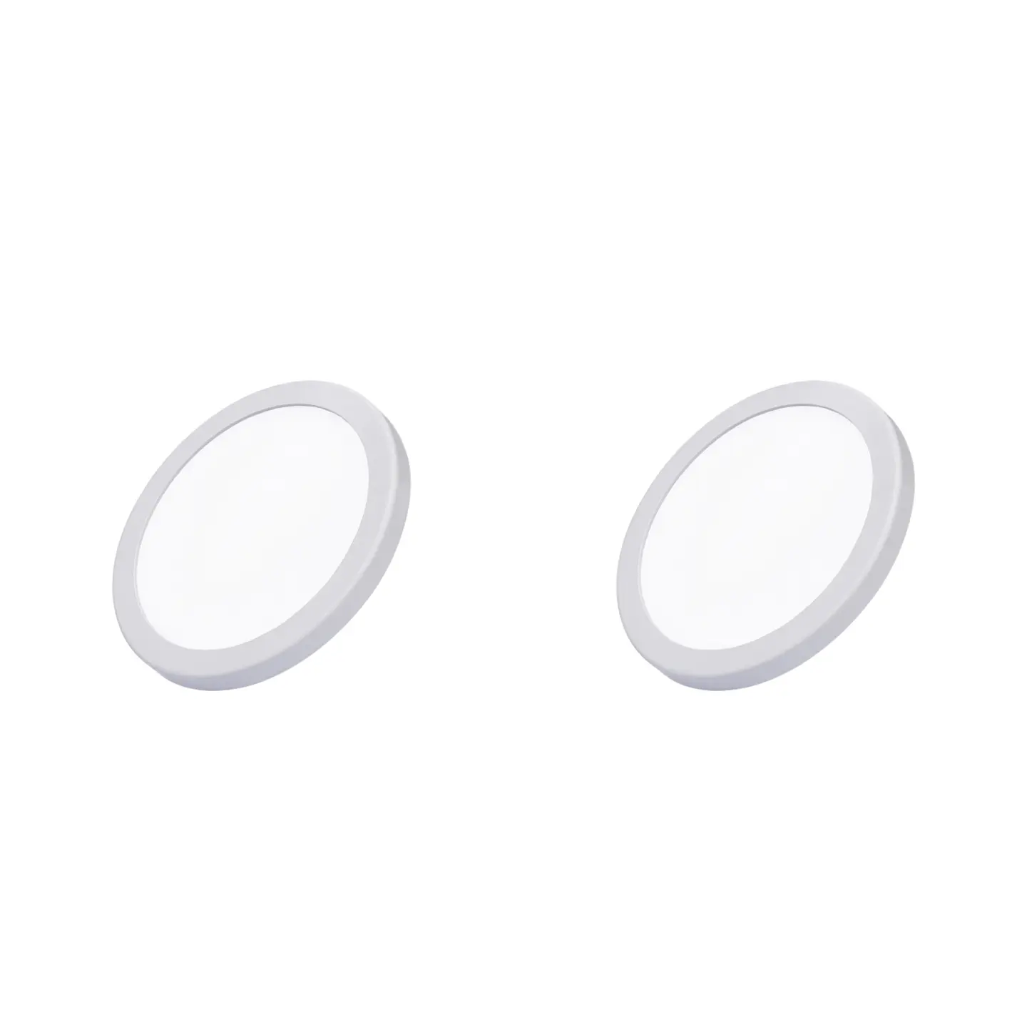 2 Pack Panel Ajustable Empotrable Redondo 4″, 8W, 6500K, LUCERNA 1