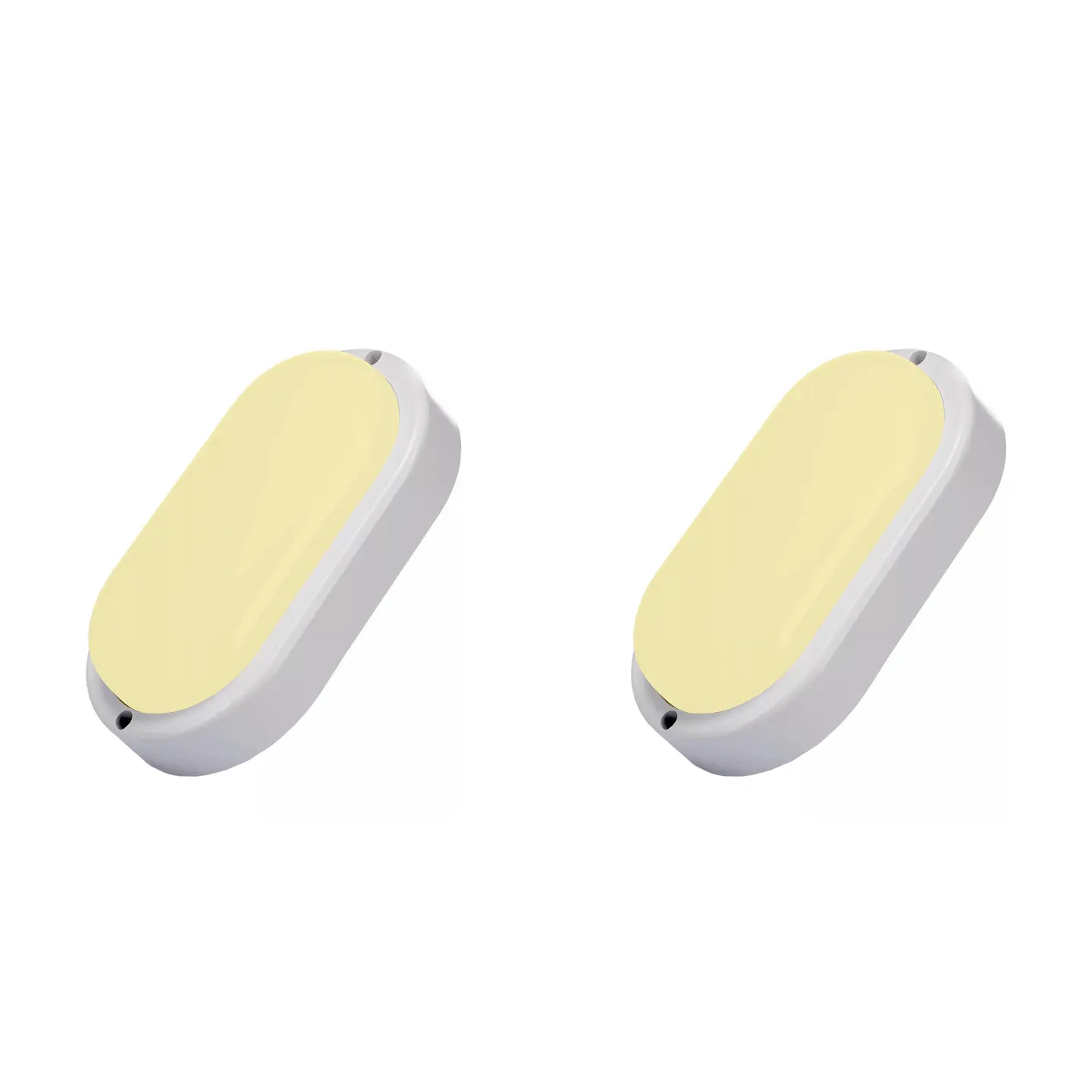 2 Pack Vapoleta Ovalada 16×8.9cm, 8W, 3000K, LUCERNA 1