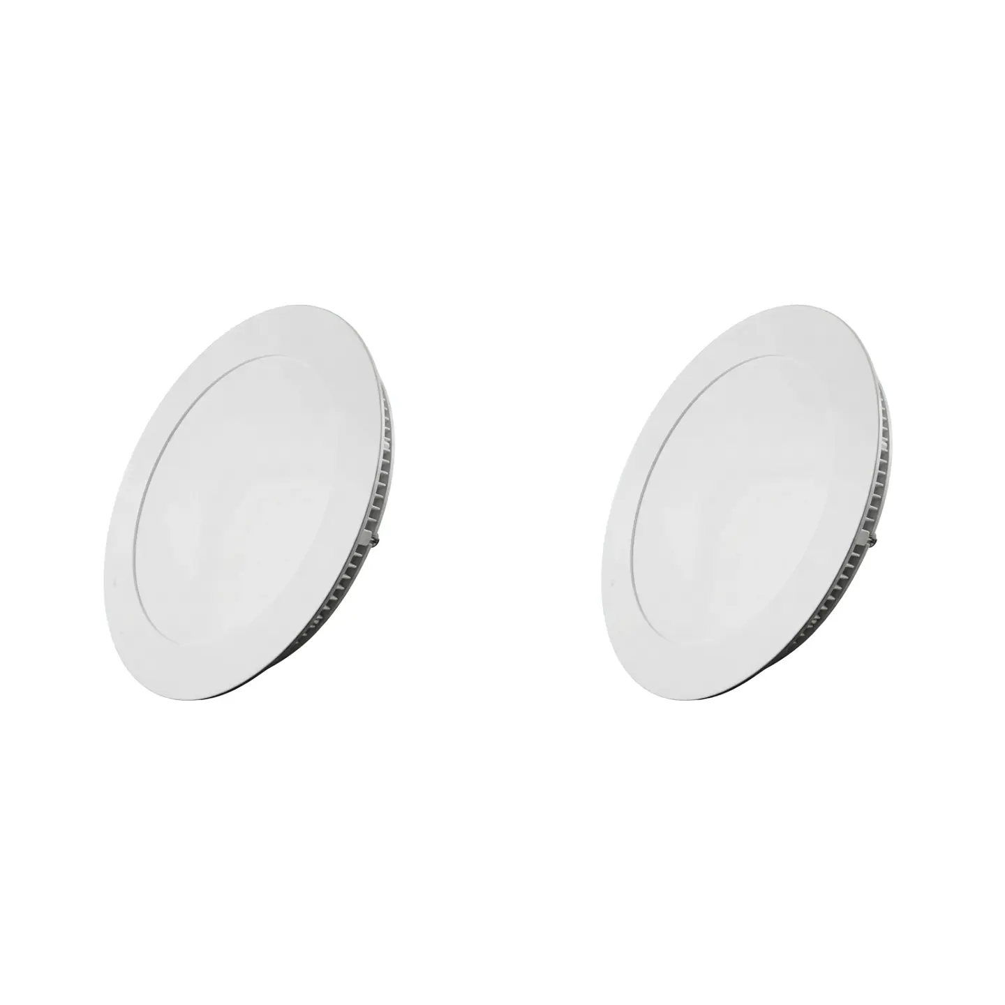 2 Pack Panel Empotrable Redondo 2,5″, 3W, 6500K, Línea Clásica, LUCERNA 1