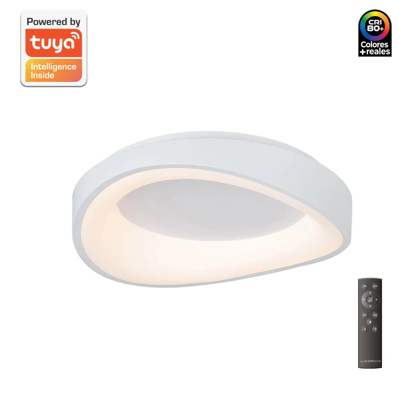Lámpara Decorativa de Techo(Plafón), 40W, Tres Tonos, Orbix B, LUCERNA 1
