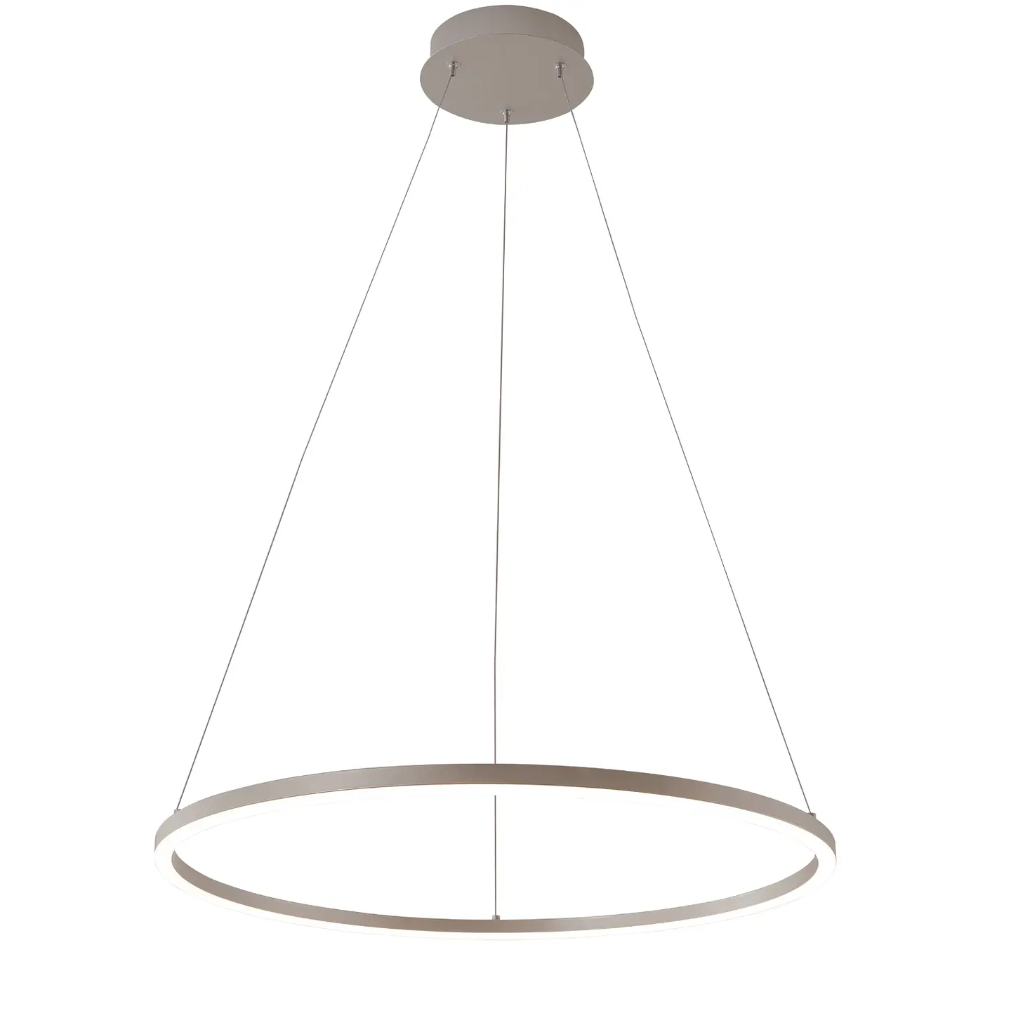 Lámpara Decorativa Colgante Níquel, 28W, Tres Tonos, Urano NI, LUCERNA 1