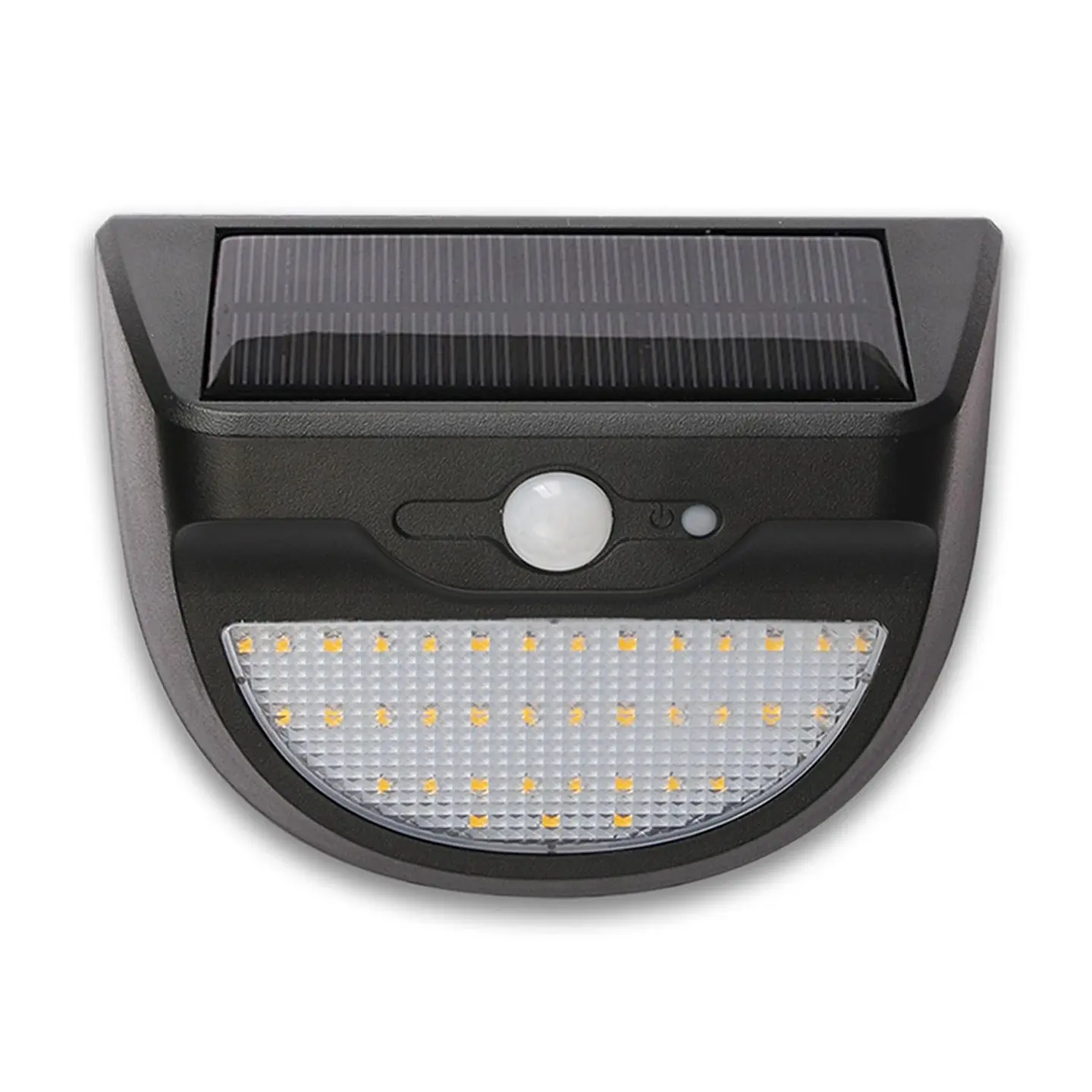 Lámpara Decorativa de Aplique Negra Carga Solar, 3000K, Stylish Dsign, LUCERNA 1