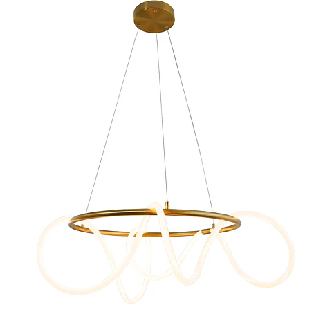 Lámpara Decorativa Colgante, 54W, Tres Tonos, Wave C2, LUCERNA