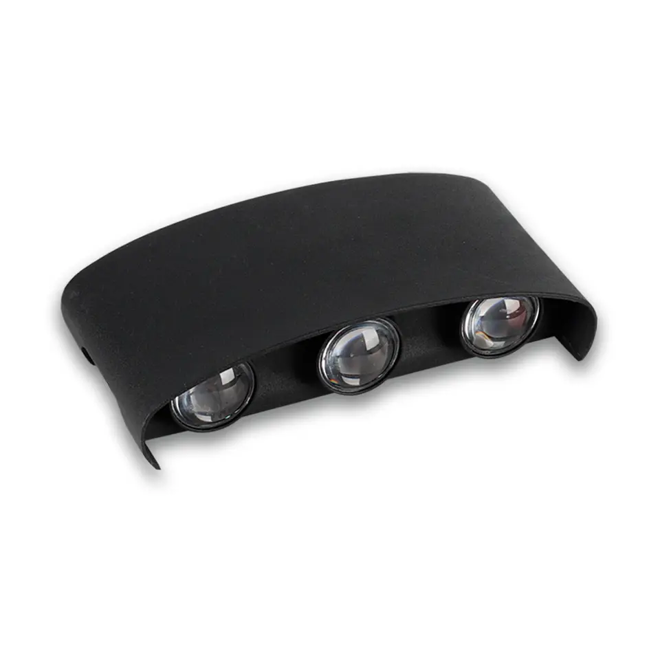 Lámpara Decorativa de Aplique Ojo de Lupa, 3 Faros, 6W, 3000K, Stylish Design, LUCERNA 1