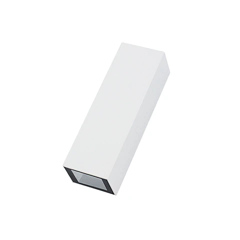 Lámpara Decorativa de Aplique Rectangular Vertical Blanca, 5W, 3000K, Stylish Design, LUCERNA