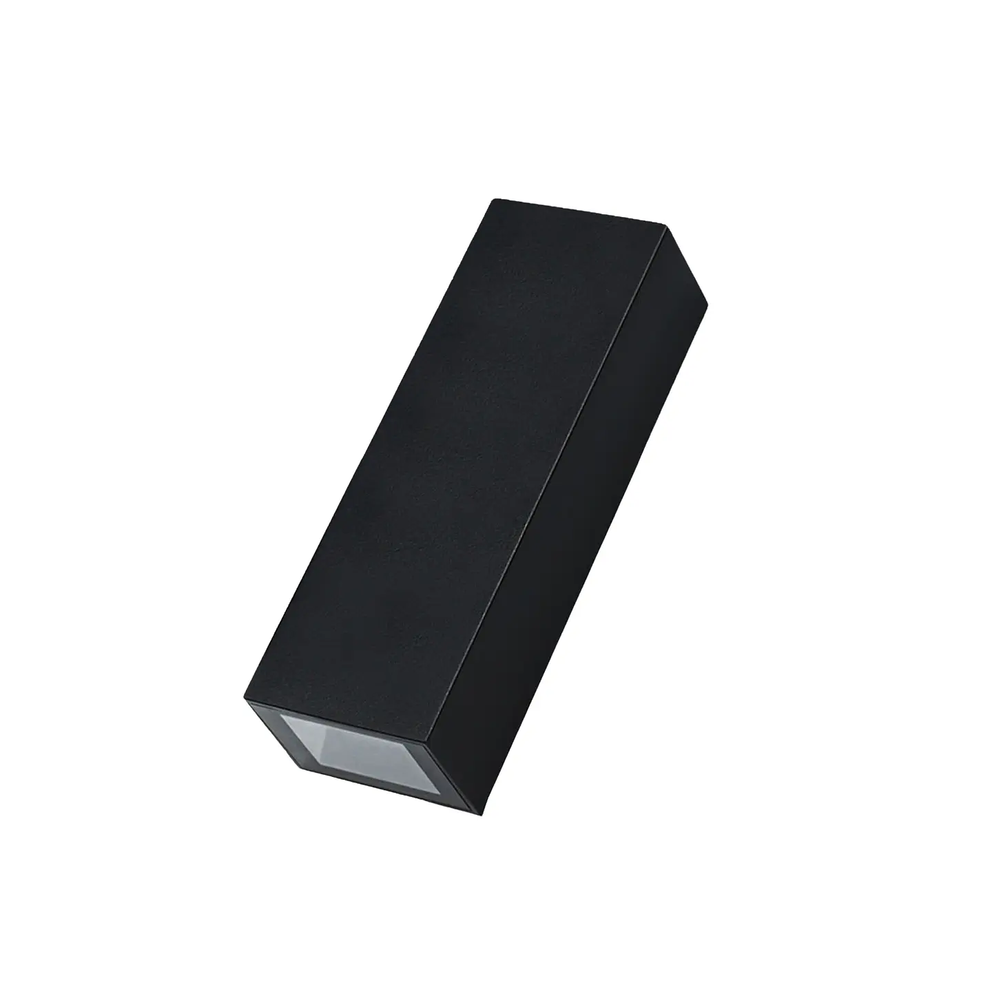 Lámpara Decorativa de Aplique Rectangular Vertical Negra, 5W, 3000K, Stylish Design, LUCERNA 1