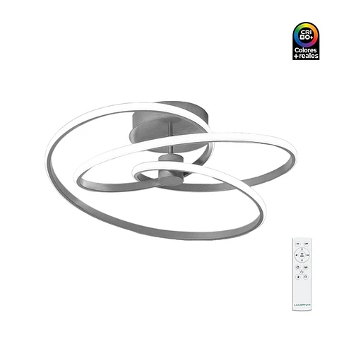 Lámpara Decorativa de Techo, 40W, Tres Tonos, Atom, LUCERNA