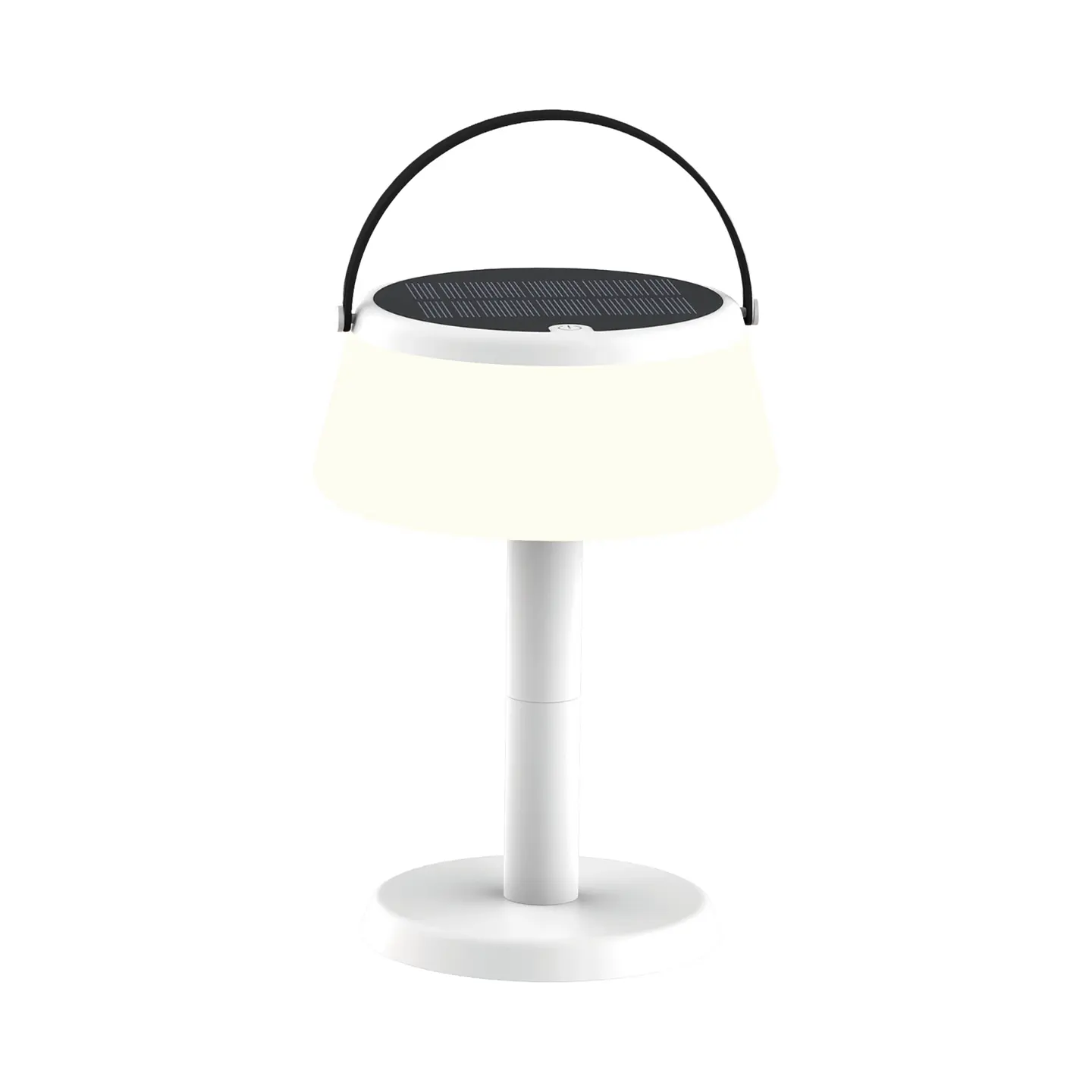 Lámpara Decorativa de Mesa Blanca, Recargable USB, 3 Tonos, Nomad, LUCERNA 1