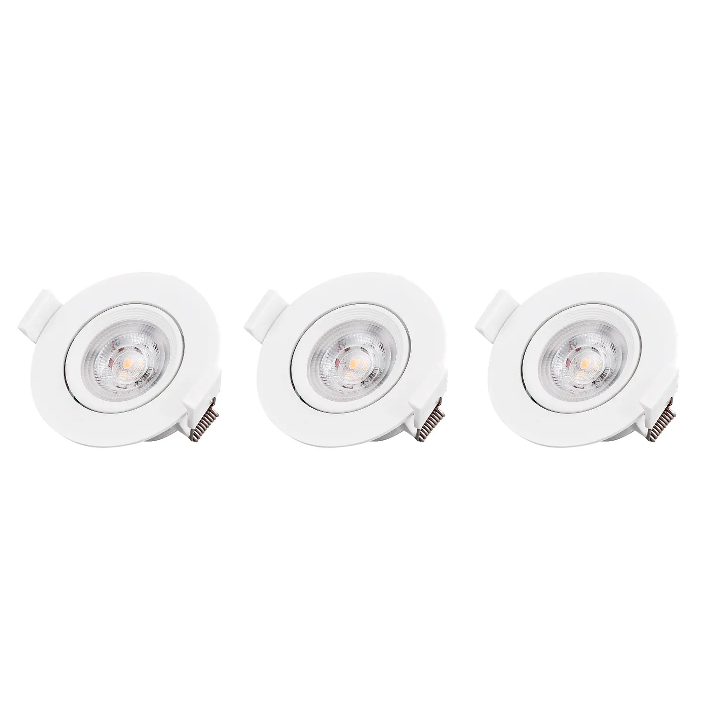 3 Pack Bombillo Spot Redondo Dirigible, 7W, Tres Tonos, LUCERNA 1