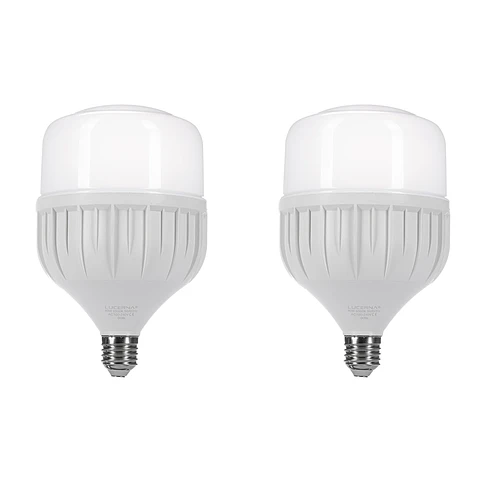 2 Pack Bombillo Tipo Domo, 40W, Rosca E27, 6500K, LUCERNA