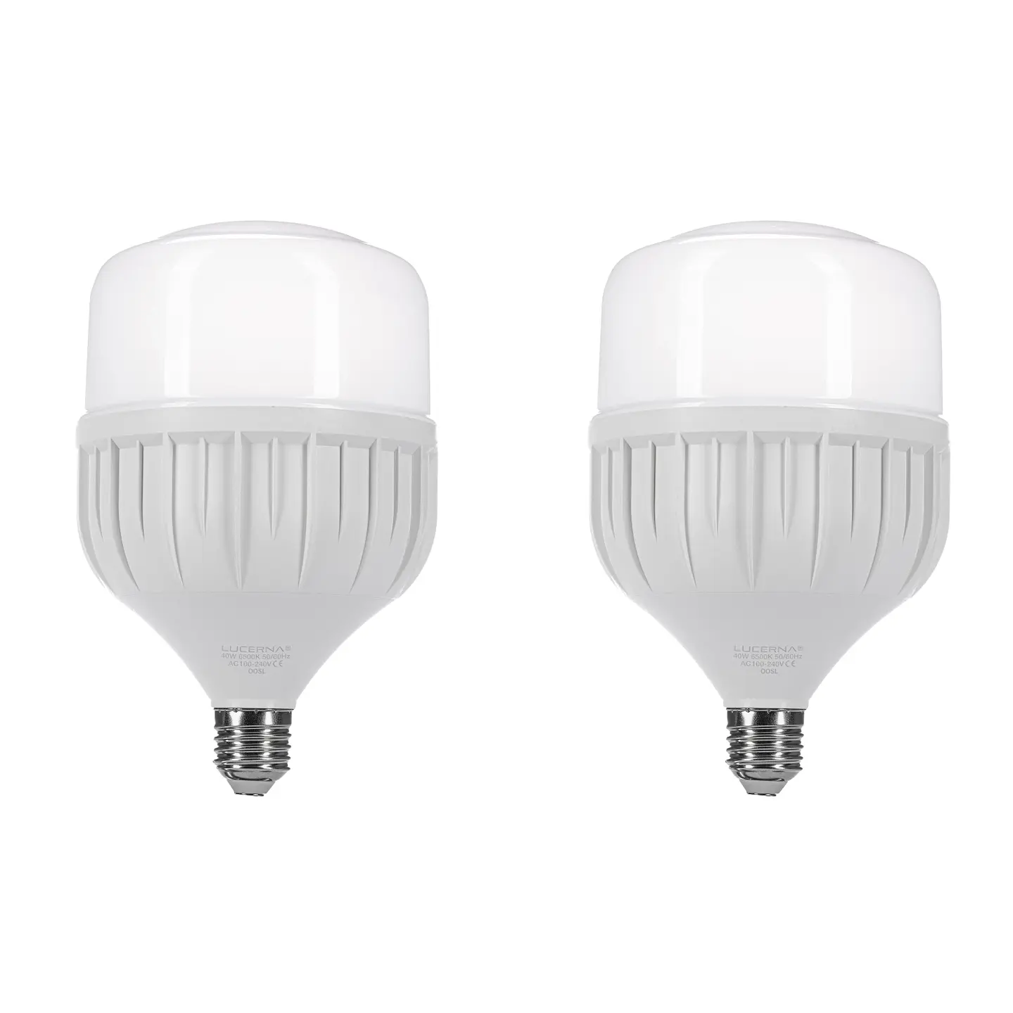 2 Pack Bombillo Tipo Domo, 40W, Rosca E27, 6500K, LUCERNA 1