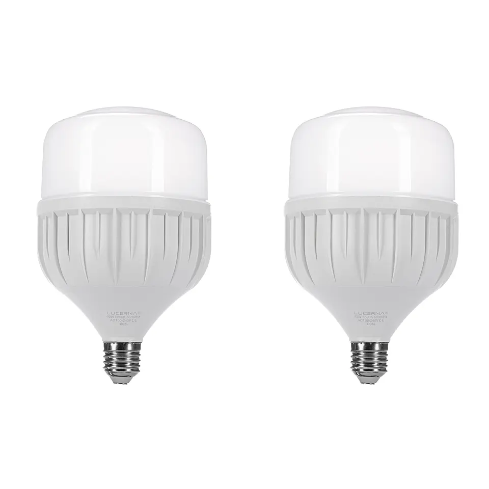 2 Pack Bombillo Tipo Domo, 40W, Rosca E27, 6500K, LUCERNA 1