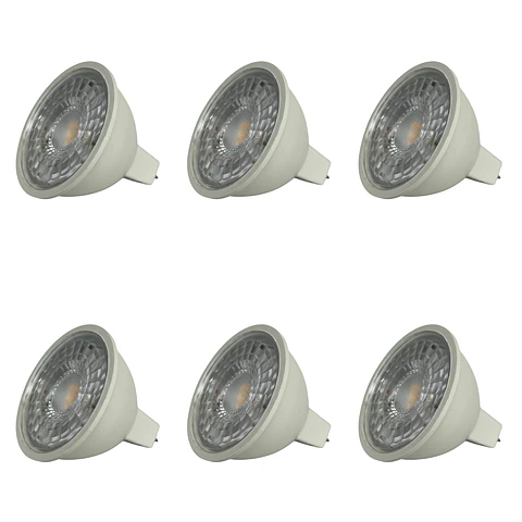 Bombillo Dicroico Bi-pin GU5.3, 8W, 3000K, LUCERNA