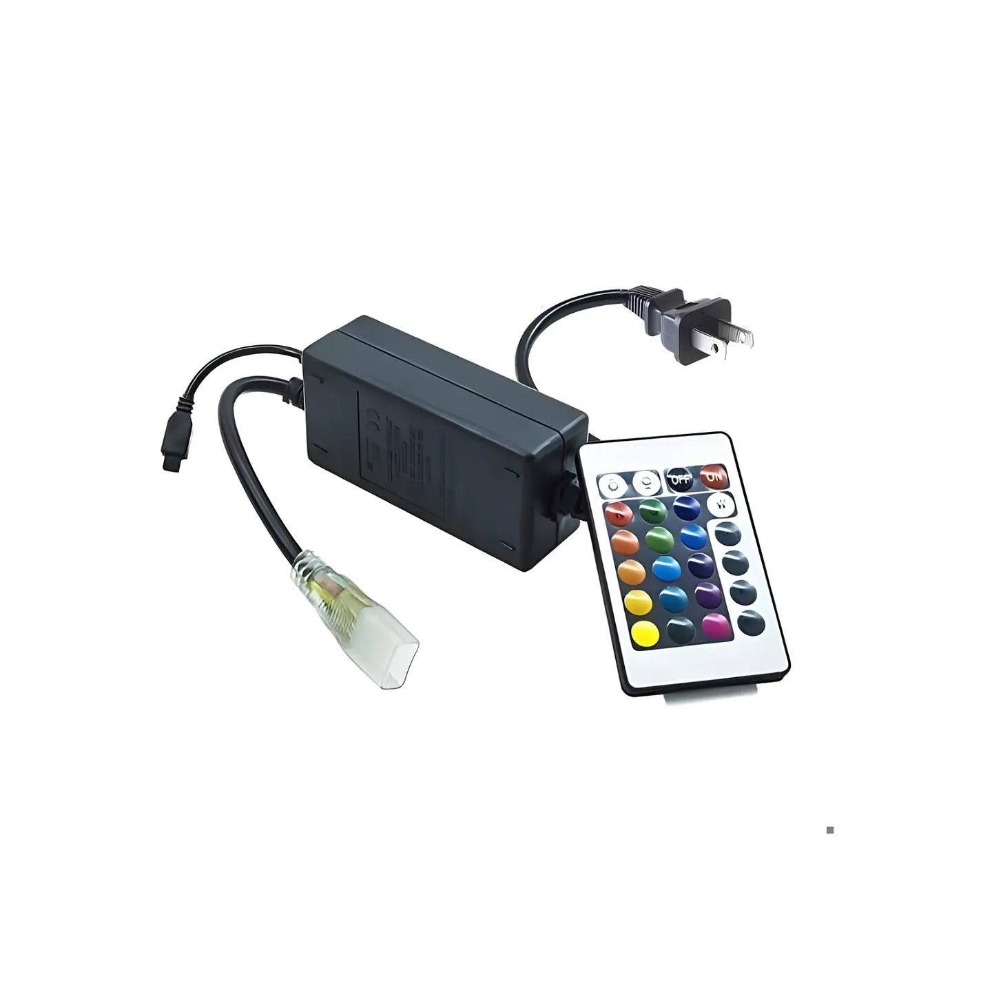 Control Remoto + Conector AC para Cinta LED RGB, LUCERNA 1