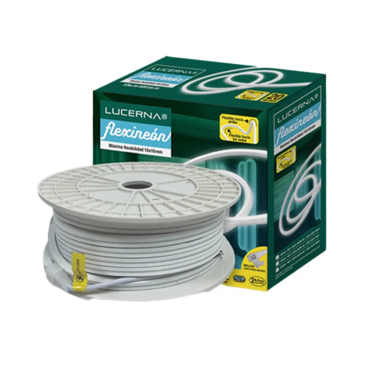 Cinta LED Flexineón, Rollo 20m, 4000K, LUCERNA 1