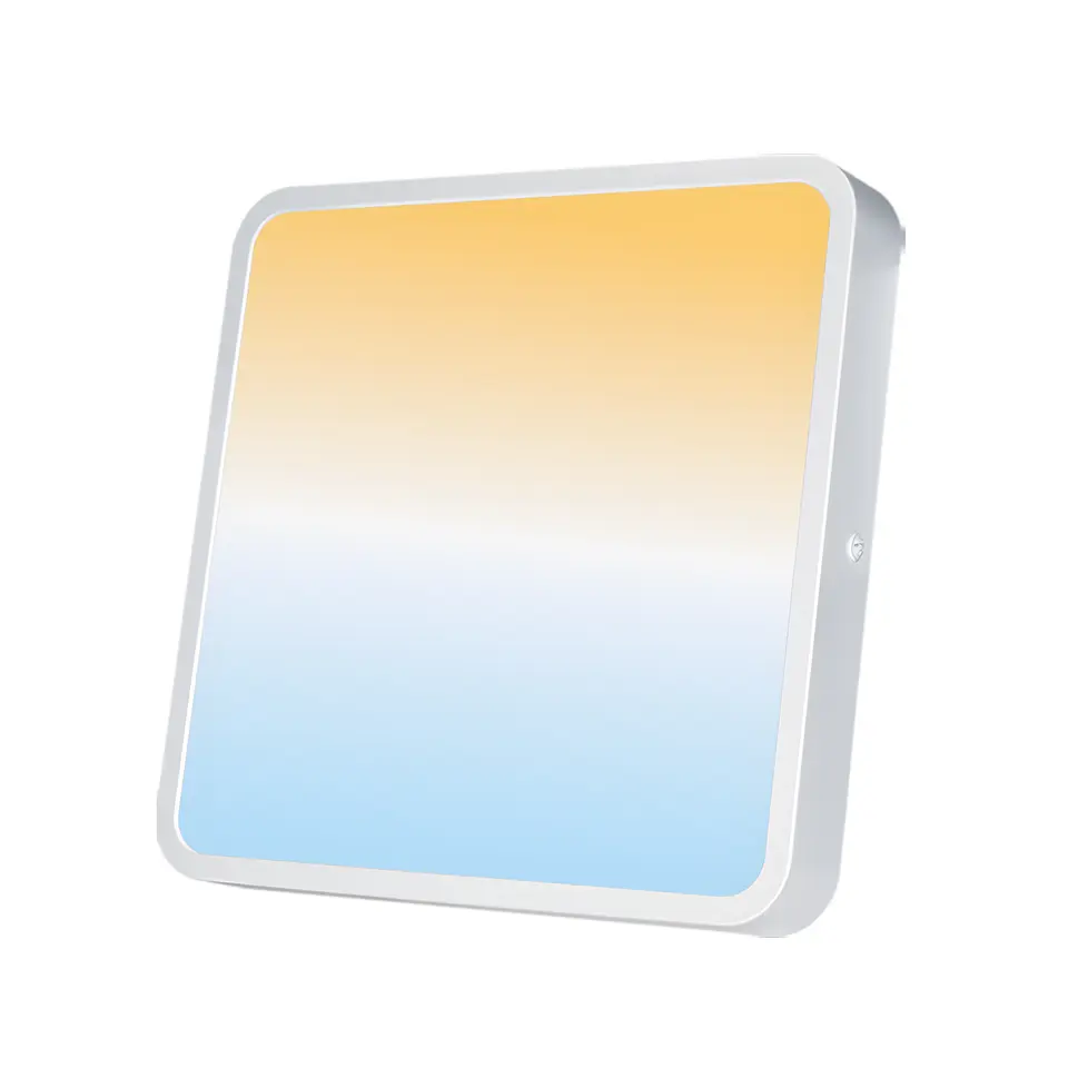 Panel Superficial Cuadrado 8”, 22W, Tres Tonos, High Lumen, LUCERNA 1