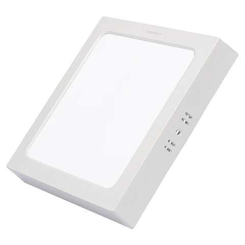 Panel DOB Superficial Cuadrado 8″, 18W, 6500K, Compact Lumen, LUCERNA