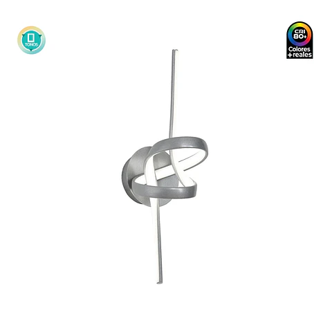Lámpara Decorativa de Aplique, 12W, Tres Tonos, Atom, LUCERNA