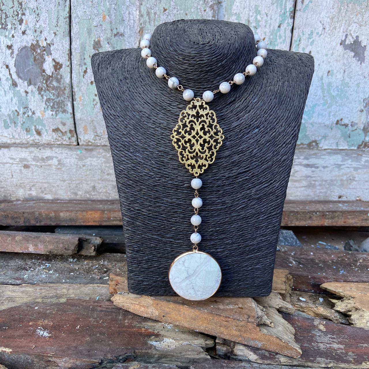 COLLAR PIEDRAS AMALIA-Gold Colour Detail:MULTI