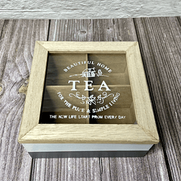 Caja de té provenzal 